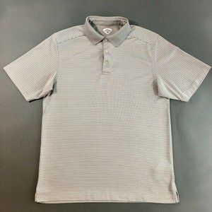 Callaway Mens Striped Golf Polo Shirt, Large